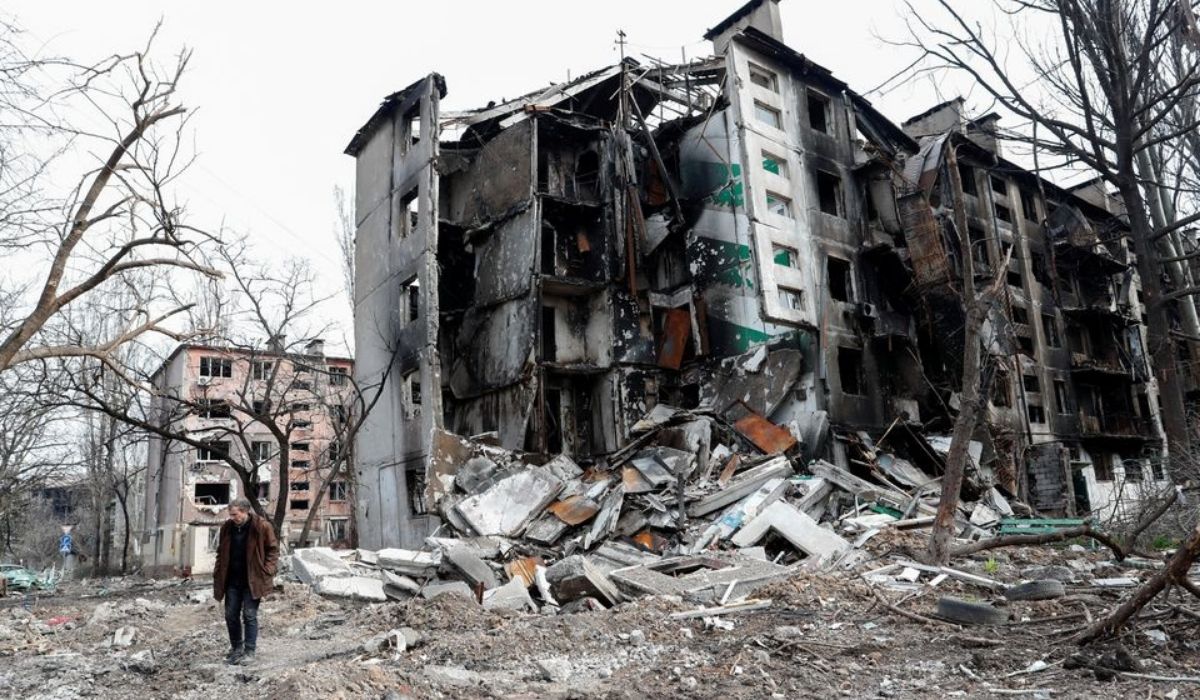 Ukraine-Russia conflict in the southern port city of Mariupol